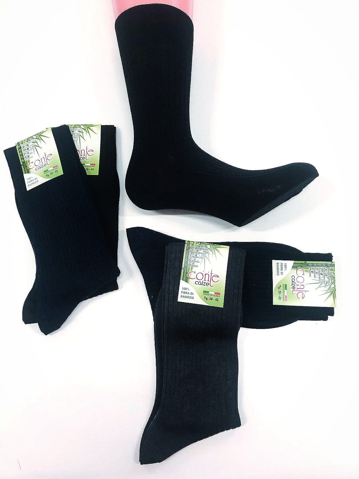 JHosiery calzini di bambù per ragazzi della scuola con cucitura piatta per un comfort extra 27-30, 4 paia mescolare 